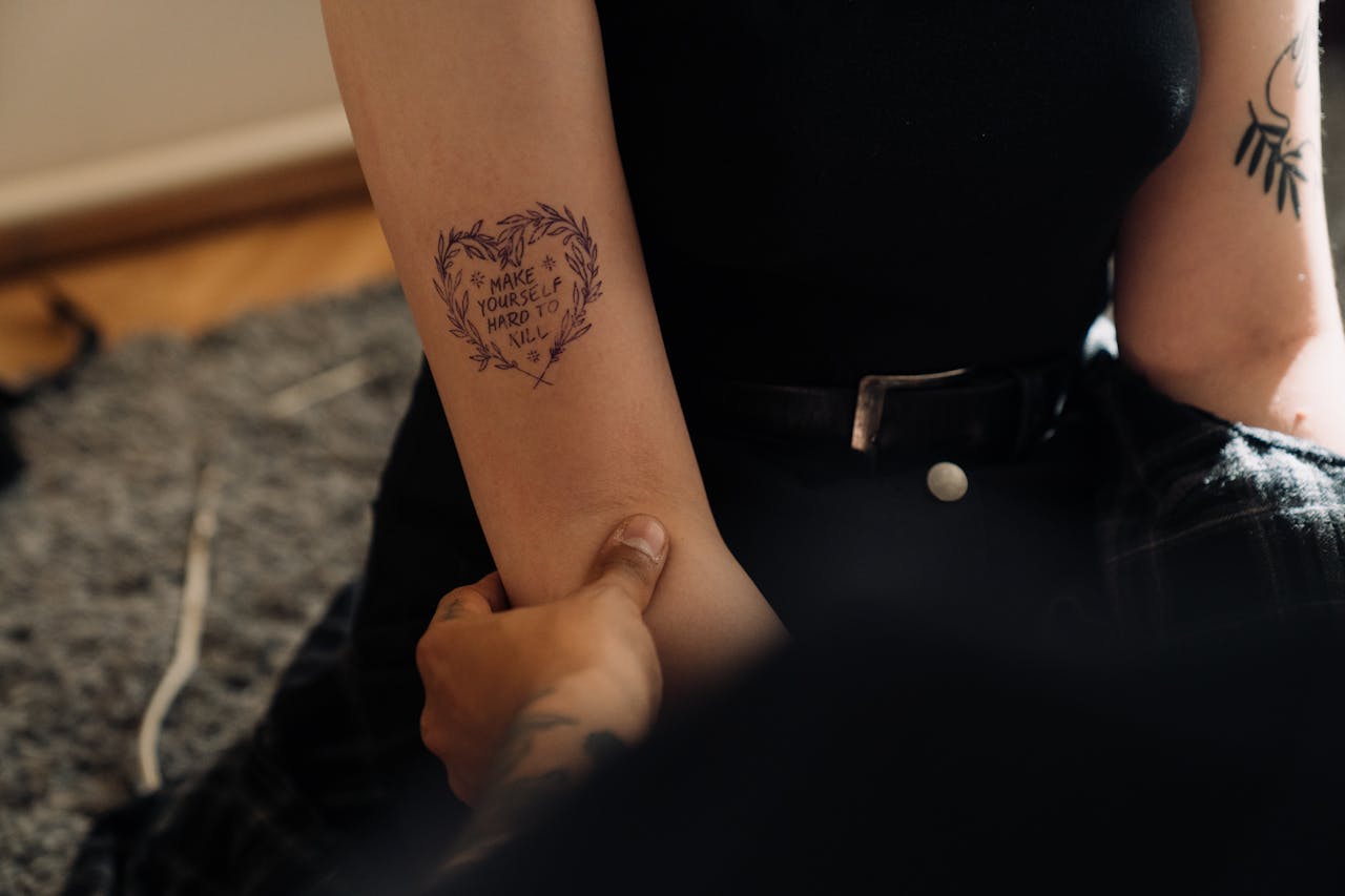 Heart design tattoo